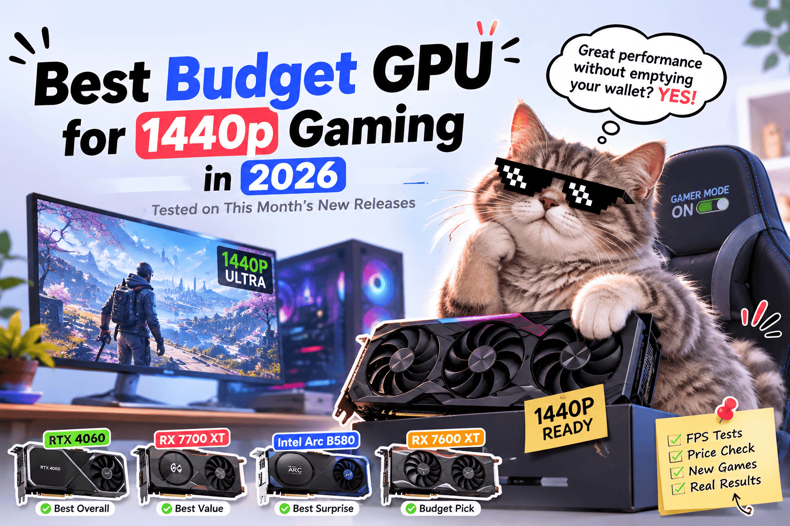 Best Budget GPU for 1440p Gaming in 2026