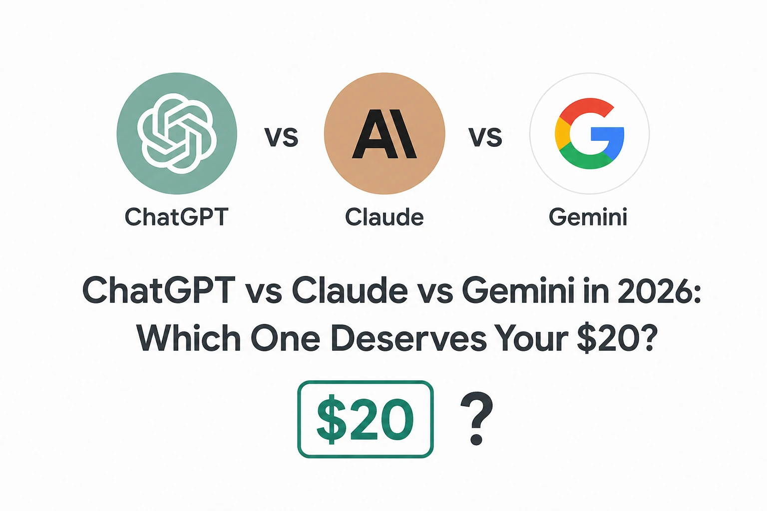 ChatGPT vs Claude vs Gemini in 2026