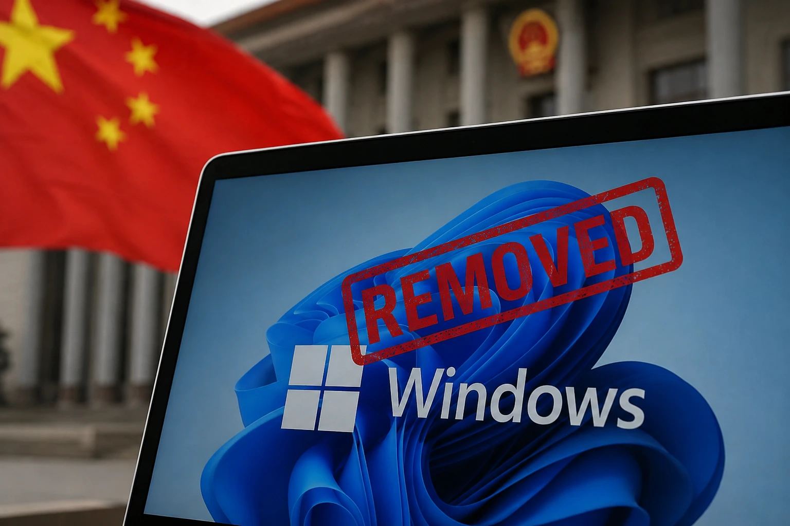 China Removes Microsoft Windows at State Users