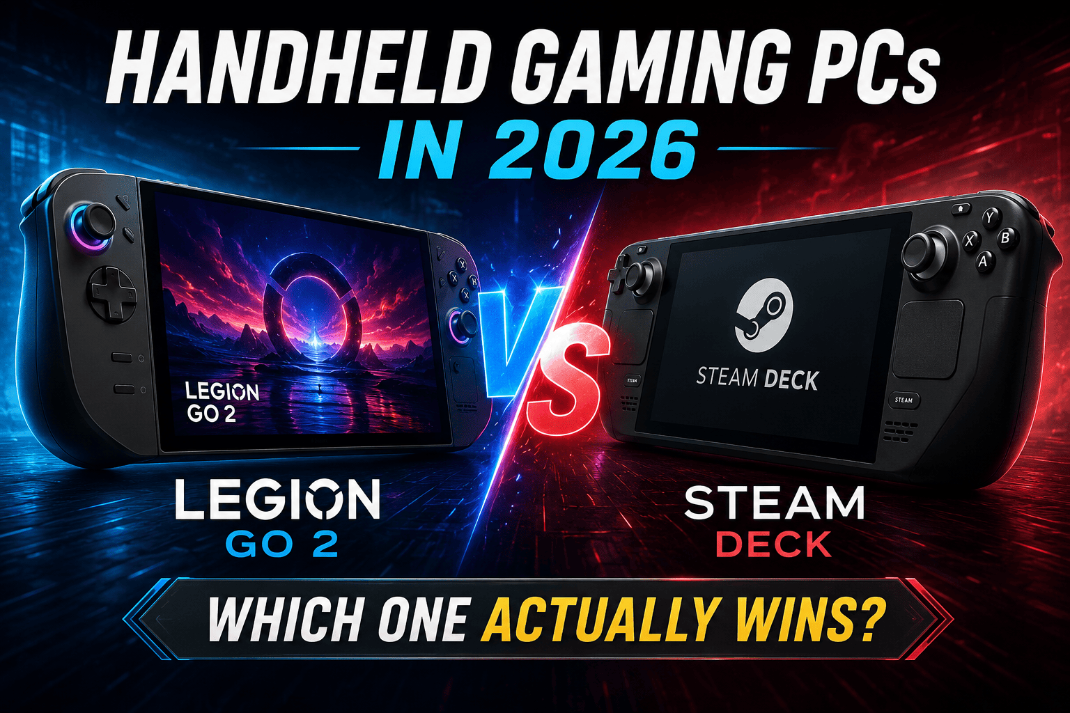 The Legion Go 2 and Steam Deck both promise the same thing: real PC gaming you can hold in your hands — but 2026's price hikes changed the math on both of them. We break down the real specs, the batte