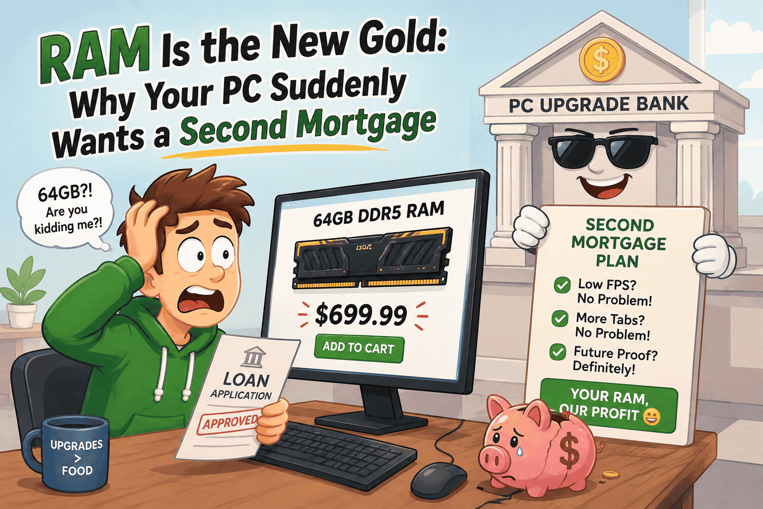 RAM Is the New Gold Why Your PC Suddenly Wants a Second Mortgage