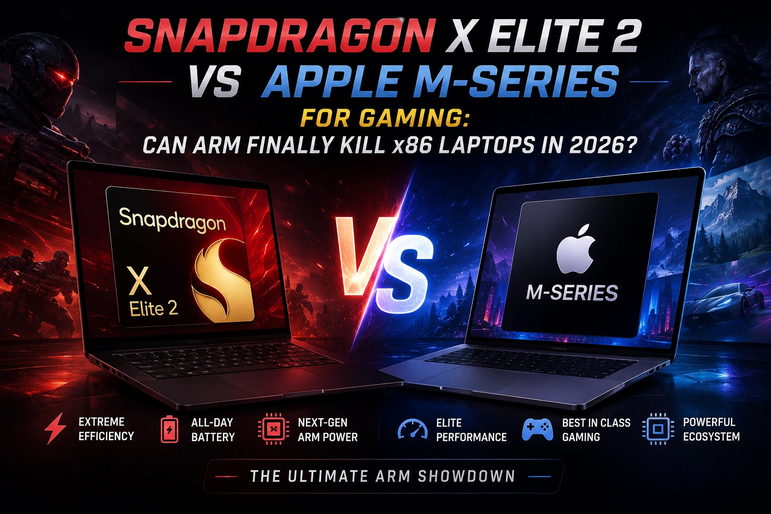 Snapdragon X Elite 2 vs Apple M-Series for Gaming