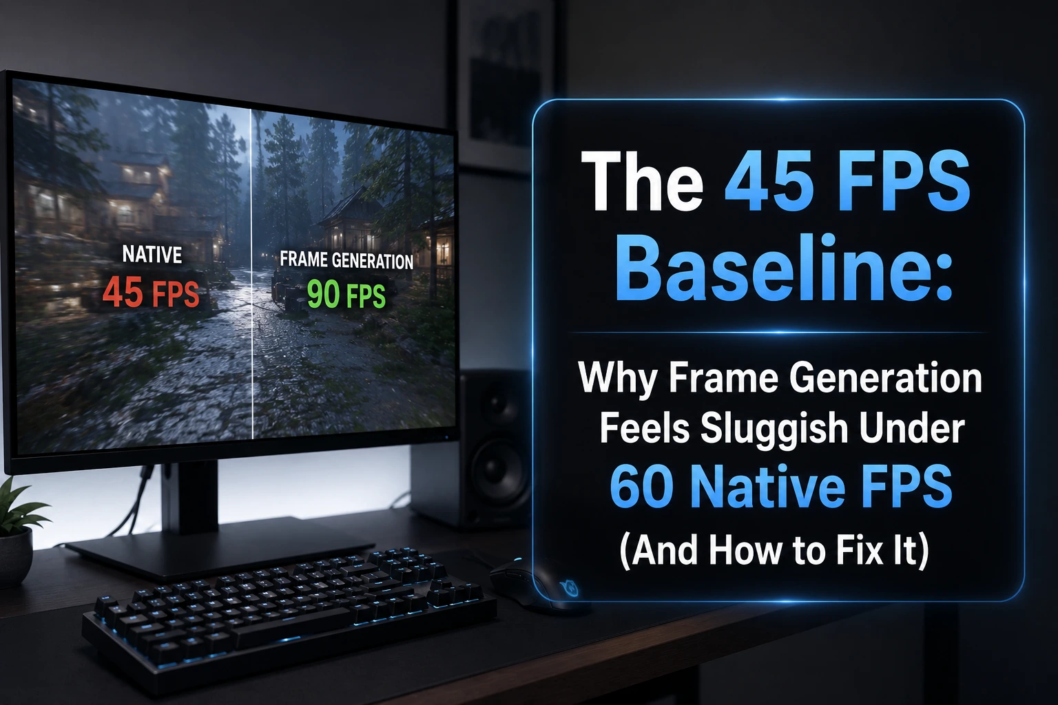 Why Frame Generation Feels Sluggish Under 60 Native FPS