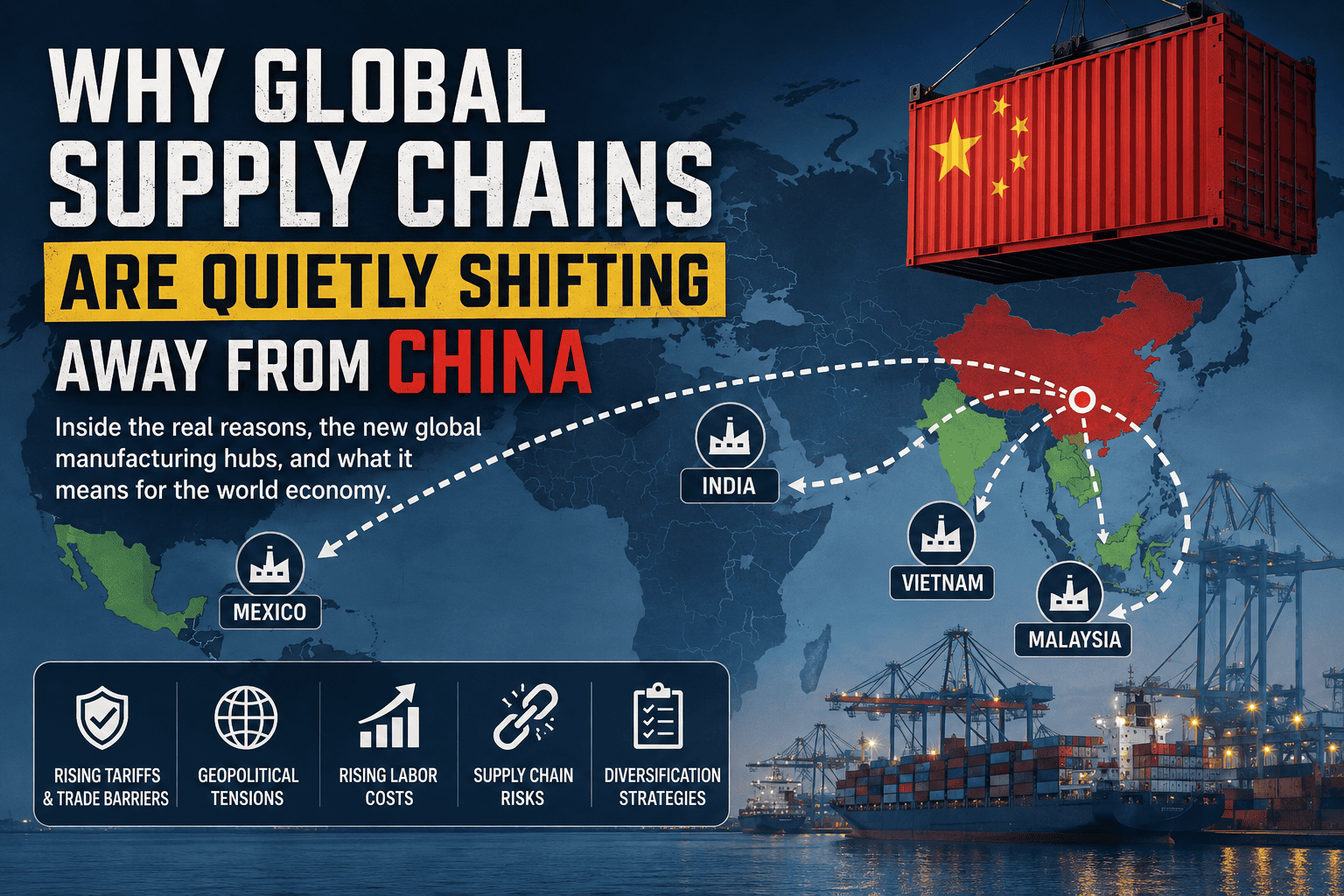 Why Global Supply Chains Are Quietly Shifting Away from China