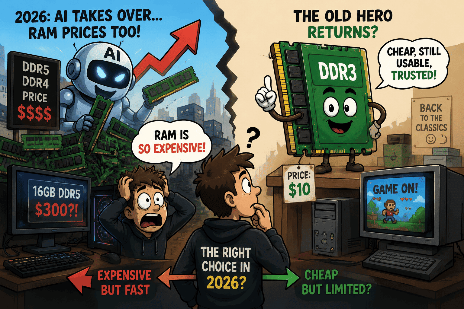 is switching to DDR3 RAM the solution for ordinary users and gamers ?